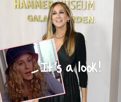 Fans Freak Out Over Carrie Bradshaw Wearing Forever 21 In Behind-The-Scenes Photos Of The SATC Revival! - perezhilton.com