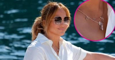 Jennifer Lopez Wears ‘Ben’ Necklace Again on Girls’ Day Out in Italy: Photos - www.usmagazine.com - Italy