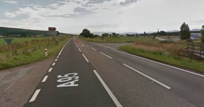 Driver rushed to hospital after HGV careers off Scots road as police and fire crews called to the scene - www.dailyrecord.co.uk - Scotland