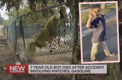 7-Year-Old Boy Dead After Lighting Himself On Fire While Playing With Matches - perezhilton.com - Utah - city Salt Lake City