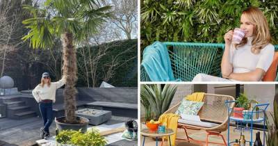Where to buy Amanda Holden's bright garden furniture and copy her stylish outdoor space - www.ok.co.uk - Britain
