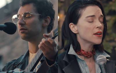 Watch Bleachers perform with St. Vincent on the rooftop of Electric Lady Studios - www.nme.com - New York
