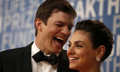 Ashton Kutcher and Mila Kunis hilariously respond to the bathing controversy they started - us.hola.com