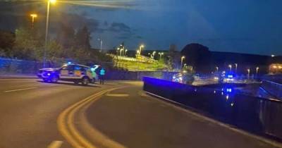 Police close road after car 'crashed into canal' in Littleborough - www.manchestereveningnews.co.uk - Manchester