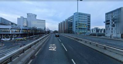 Two women rushed to hospital after van crashes on Glasgow Clydeside Expressway - www.dailyrecord.co.uk - city Kingston