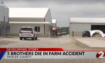 Three Ohio Brothers Die After Falling In Manure Pit On Family Farm - perezhilton.com - Ohio - county Mercer