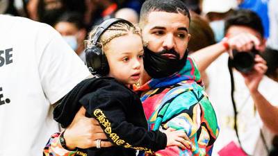 Drake’s Son Adonis, 3, Looks Too Cute With Curly Hair Braids — New Photo - hollywoodlife.com
