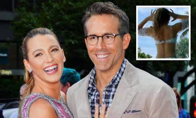 Blake Lively shares a cheeky bikini pic and says you’ll be bummed if you miss Ryan Reynold’s movie ‘Free Guy’ - us.hola.com
