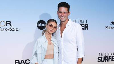 Sarah Hyland Gets Cozy With Fiance Wells Adams At ‘Bachelor In Paradise’ Premiere — See Pics - hollywoodlife.com - Santa Monica - county Wells