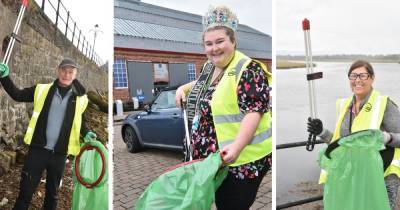Community rallies for Ayrshire harbourside clean-up - www.dailyrecord.co.uk - Scotland