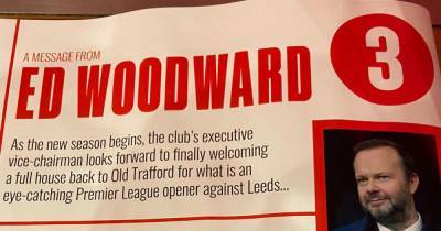 Ed Woodward sends message to Manchester United fans before Leeds game - www.manchestereveningnews.co.uk - Manchester