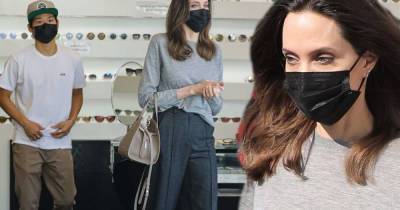 Angelina Jolie goes shopping with her son Pax in Beverly Hills - www.msn.com - Beverly Hills
