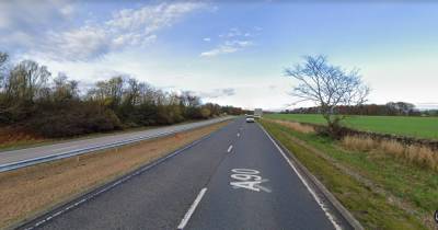 Two hospitalised after crash on major Scots road - www.dailyrecord.co.uk - Scotland