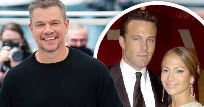 Matt Damon is rooting for Ben Affleck and Jennifer Lopez - www.msn.com