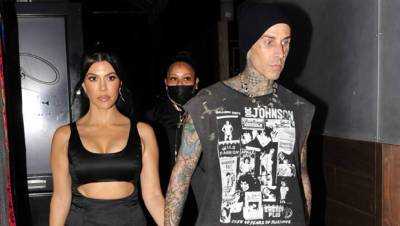 Travis Barker Boards Plane With Kourtney Kardashian For 1st Time In 13 Years After Deadly Crash - hollywoodlife.com - California - Mexico - county Lucas