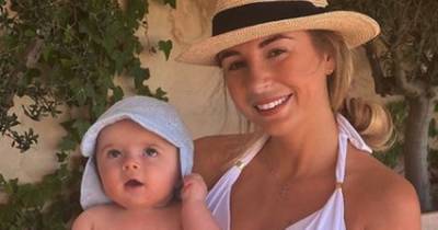 Dani Dyer admits it's 'hard' being a single mum as she praises her family after ex Sammy Kimmence was jailed - www.ok.co.uk - city Santiago
