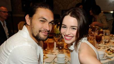 Jason Momoa and Emilia Clarke's Latest Reunion Will Have You Missing the Moon of Your Life - www.etonline.com