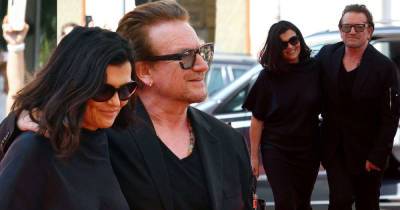 Bono makes an appearance on the red carpet with his wife Ali Hewson - www.msn.com - city Sarajevo