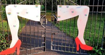 Glasgow City Council take down controversial spread legs artwork on park gate amid backlash - www.dailyrecord.co.uk - Iceland - Ireland