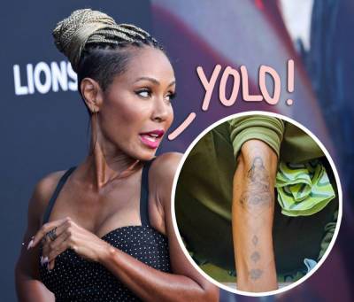 Jada Pinkett Smith Unveils 'Divine' New Tattoo -- Why She’s 'Starting To Build' Sleeve Early Than Expected! - perezhilton.com