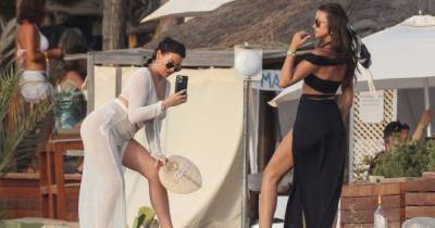 Michelle Keegan - Is Essex - Jess Wright - Jessica Wright - Jess Wright and little sister Natalya look the spitting image of each other as the pose during hen party - ok.co.uk