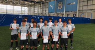 Man City youngsters celebrate success in exam results - www.manchestereveningnews.co.uk - Manchester