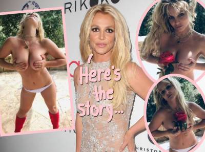Britney Spears FINALLY Explains Those Topless Photos On Instagram! - perezhilton.com