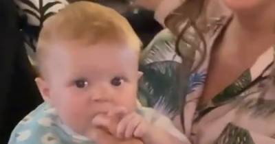 Charlotte Dawson fires back after being trolled for feeding baby son Noah a chip - www.ok.co.uk - county Dawson