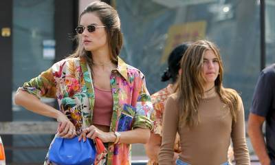Alessandra Ambrosio and daughter Anja show off their contrasting styles - us.hola.com - California