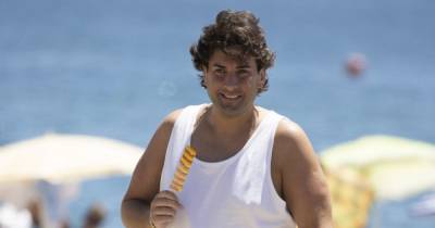 James Argent looks happy and relaxed as he shows off weight loss in vest and shorts on sunny holiday - www.ok.co.uk - Spain