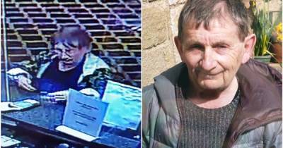 Police release CCTV image of missing Derbyshire man, 68, believed to be in Manchester - www.manchestereveningnews.co.uk - Manchester - county Mills
