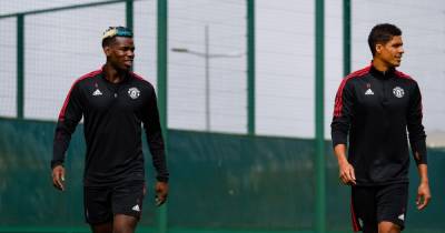 Raphael Varane and Paul Pogba send messages after Manchester United training session - www.manchestereveningnews.co.uk - Manchester