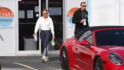 A-Rod Called A ‘Savage’ By Fans As He Poses With Red Porsche He Gifted J.Lo In 2019 - hollywoodlife.com