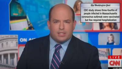 Brian Stelter Slams ‘Sensationalist’ Headlines About COVID-19 Infections Among Vaccinated People - thewrap.com