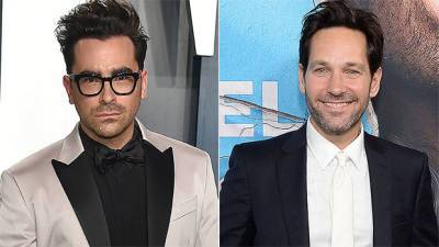 Dan Levy Paul Rudd Are Spotted Having Indian Food In London Fans Go Wild With Memes - hollywoodlife.com - London - India