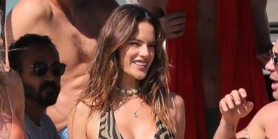 Alessandra Ambrosio Jumps Into The Water With Friends During A Beach Day! - www.justjared.com - Brazil
