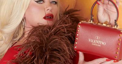 Gemma Collins rocks beehive and pouty red lip as she models Valentino in new shoot - www.ok.co.uk