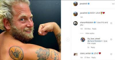 Jonah Hill celebrates body positivity with new tattoo - www.msn.com - Malibu