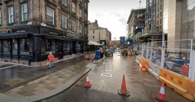 Glasgow pub cordoned off by cops as 'blood splattered across street' - www.dailyrecord.co.uk - Scotland