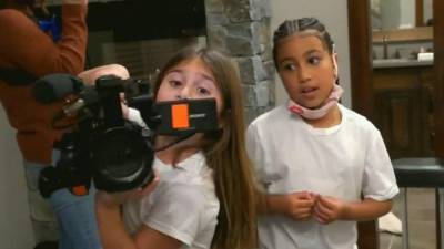 North West and Penelope Disick Start Their Own Lemonade Stand - www.etonline.com