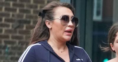 Lauren Goodger looks happy and confident during first outing with baby daughter Larose - www.ok.co.uk