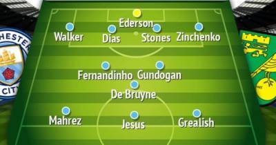 Kevin De Bruyne a doubt and Mendy loses place - Man City predicted lineup vs Norwich - www.manchestereveningnews.co.uk