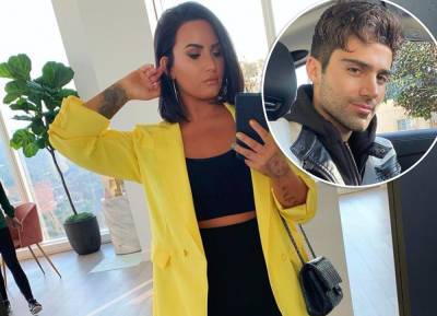 Demi Lovato Thought Being Non-Binary Wasn't 'Digestible' For Ex-Fiancé Max Ehrich - perezhilton.com