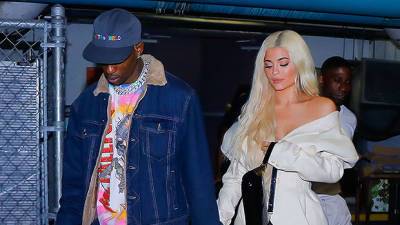 Travis Scott Emerges In NYC In 1st Photos Since Kylie Jenner’s Pregnancy Was Revealed - hollywoodlife.com - New York