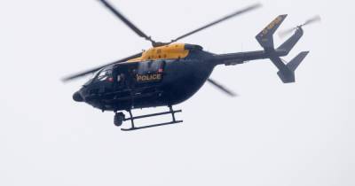 Four arrests after police helicopter chase involving stolen car ends with 'stinger' being deployed - www.manchestereveningnews.co.uk - Manchester