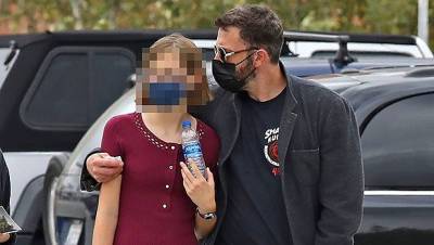 Ben Affleck Kisses Daughter Violet, 15, As He Drops Her Off At Driving School — See Sweet Pics - hollywoodlife.com