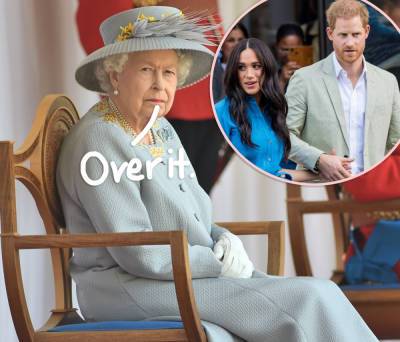 WHOA! Queen Elizabeth Is Reportedly ‘Getting Lawyered Up’ Amid Drama With Meghan Markle & Prince Harry - perezhilton.com