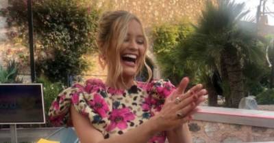 Laura Whitmore champions £29 floral rental dress for the final Love Island Aftersun - www.ok.co.uk