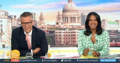 Ranvir Singh apologises as she suffers wardrobe trouble on GMB - www.manchestereveningnews.co.uk - Britain - county Hawkins