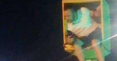 Prankster filmed climbing into speed camera and flashing cars with his phone - www.manchestereveningnews.co.uk - Manchester